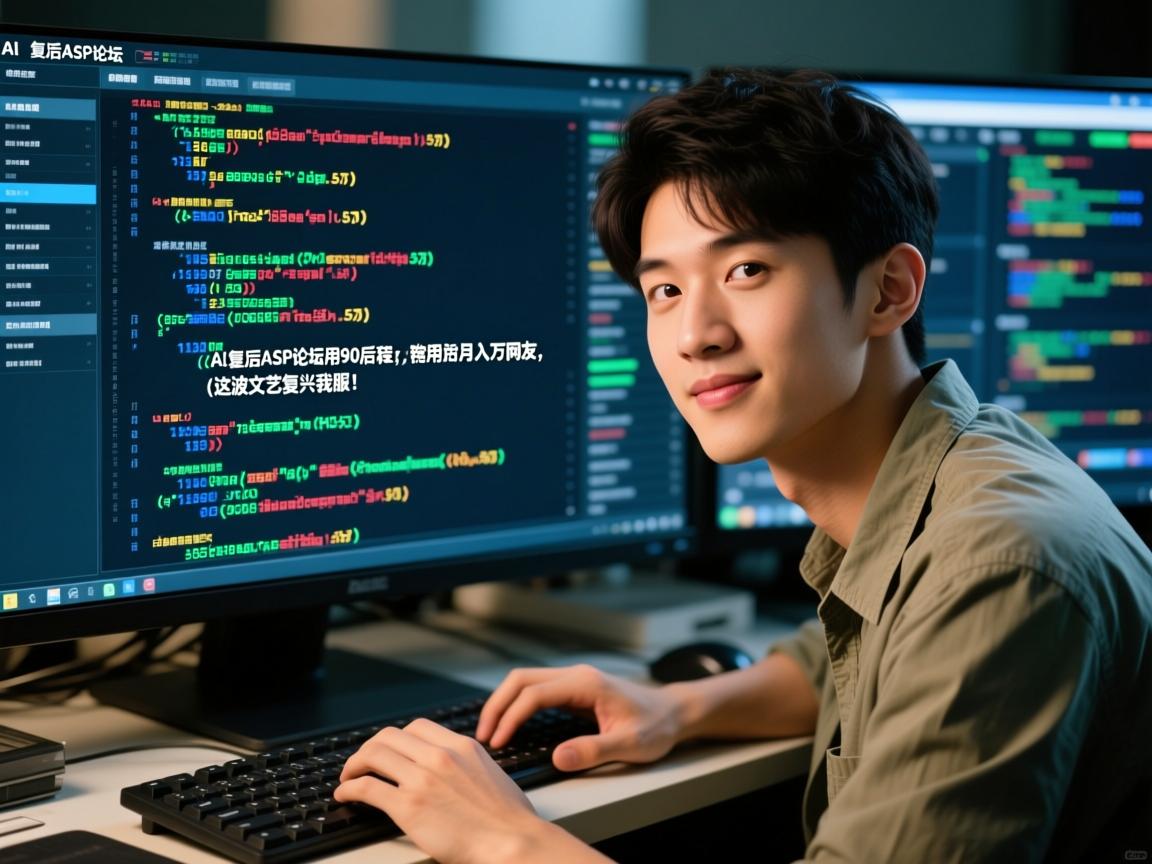 AI复活ASP论坛，90后程序员用古董代码月入5万，网友，这波文艺复兴我服！