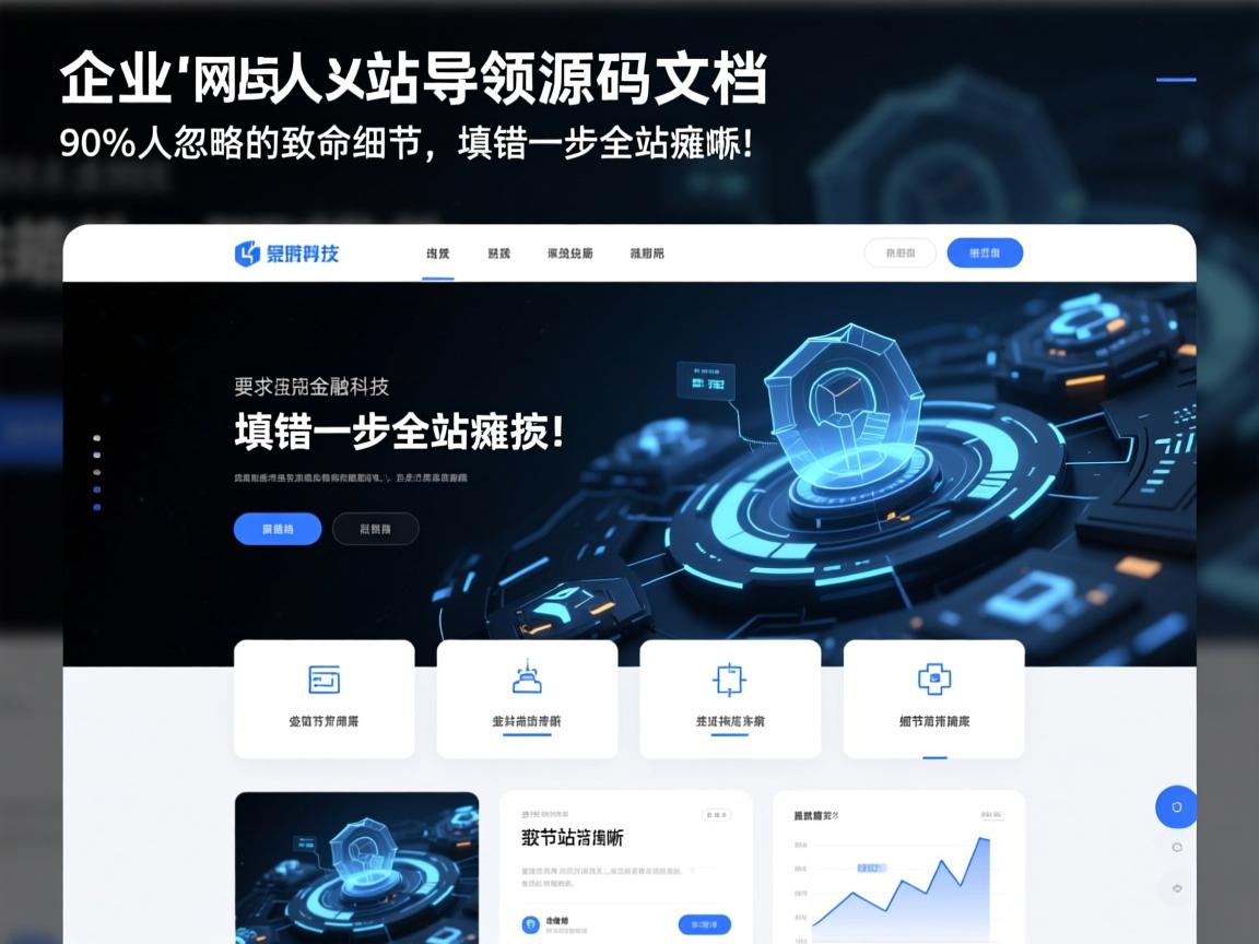 企业网站导航源码文档，90%人忽略的致命细节，填错一步全站瘫痪！