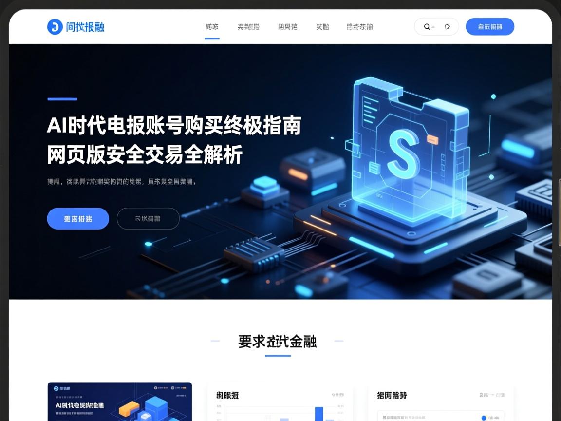AI时代电报账号购买终极指南，网页版安全交易全解析