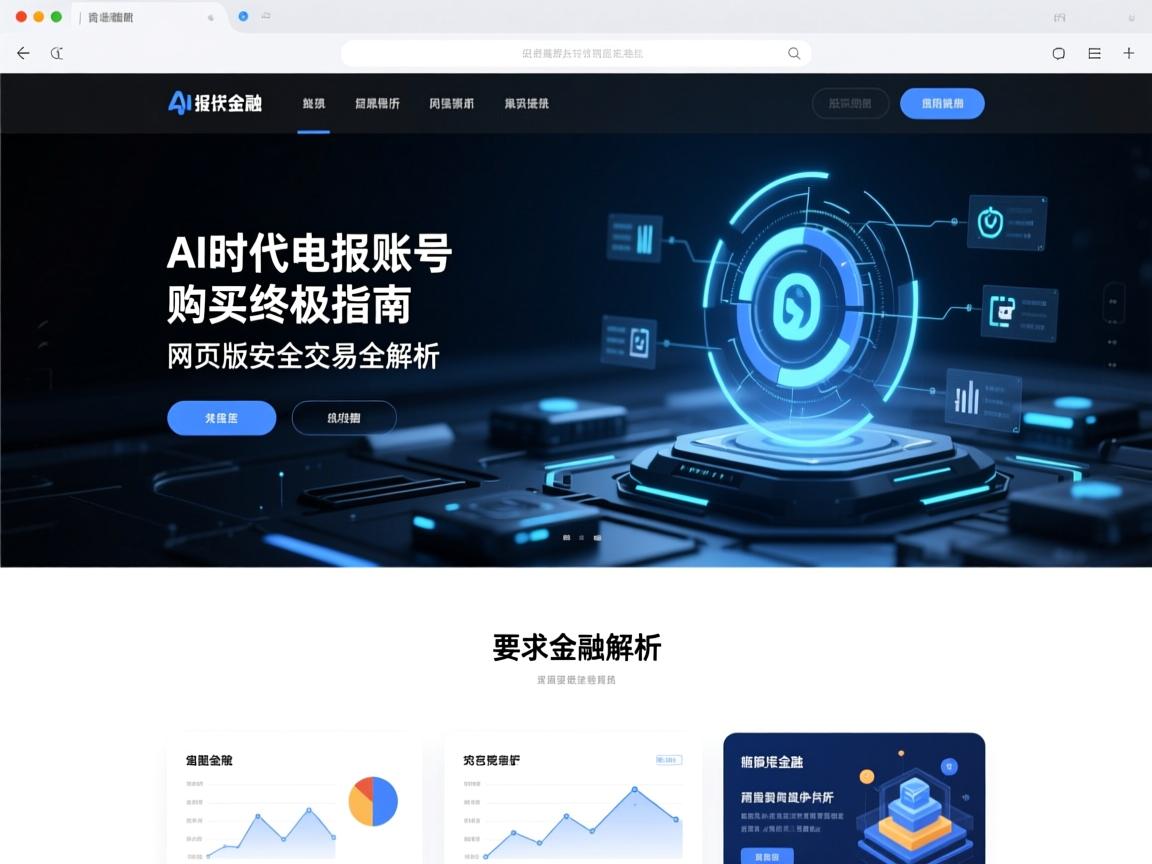 AI时代电报账号购买终极指南,网页版安全交易全解析