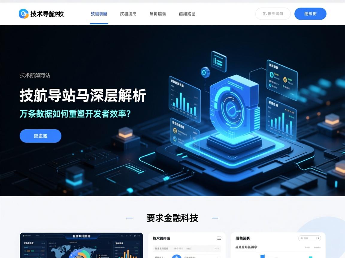 技术导航网站源码深度解析,万条数据如何重塑开发者效率?