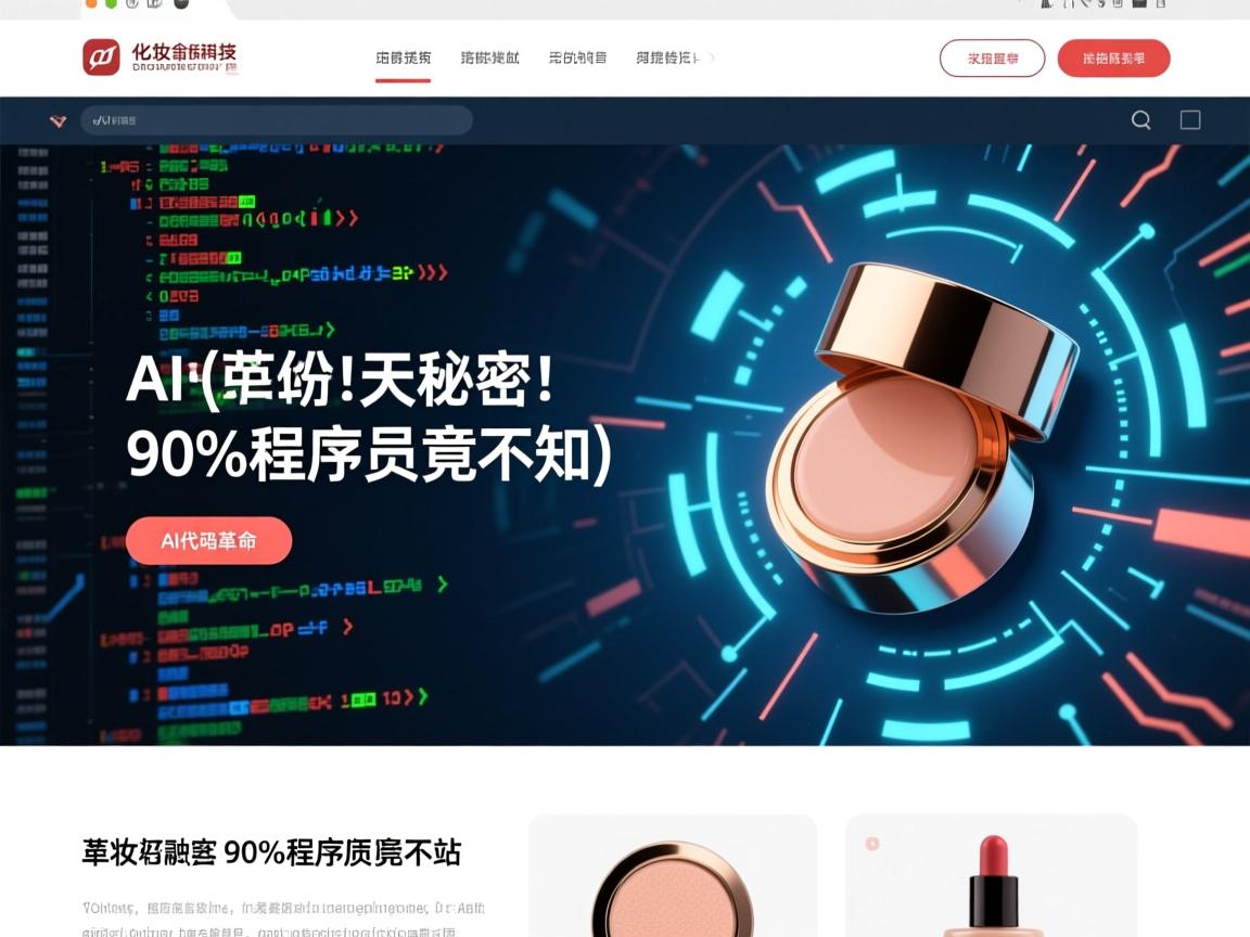 AI代码革命!化妆品网站ASP代码的惊天秘密,90%程序员竟不知