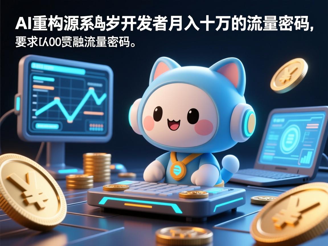 AI重构萌系导航源码，00后开发者月入十万的流量密码