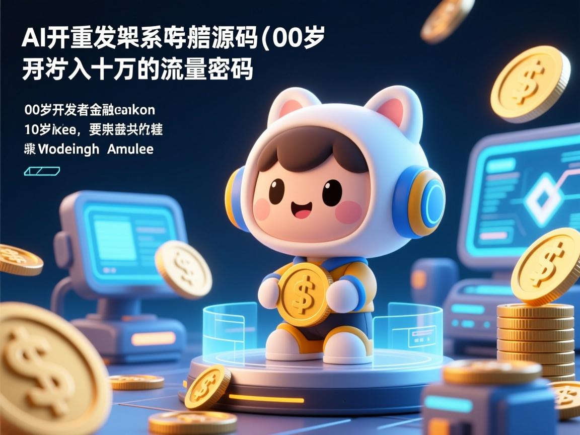 AI重构萌系导航源码,00后开发者月入十万的流量密码