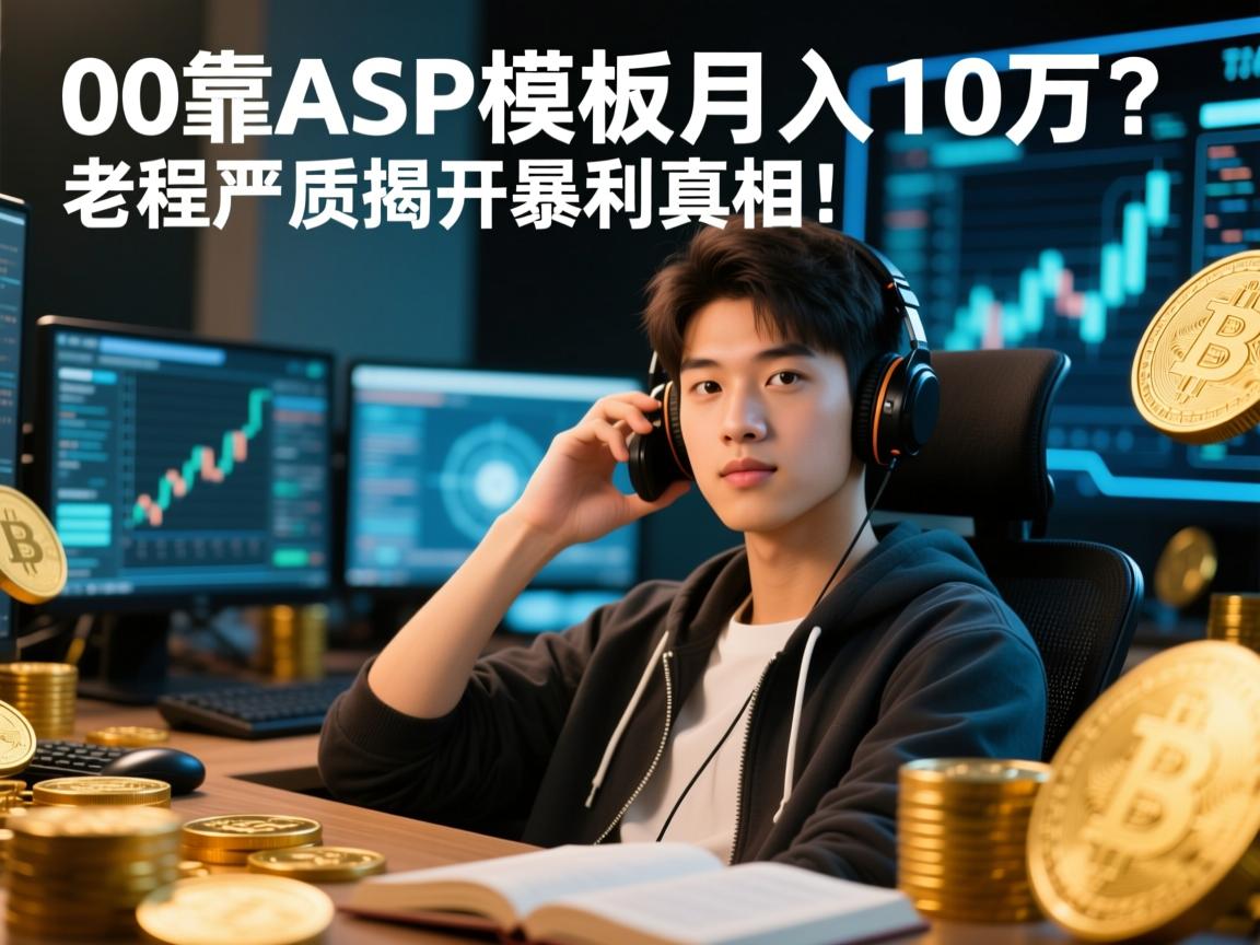 00后靠ASP模板月入10万?老程序员揭开暴利真相!