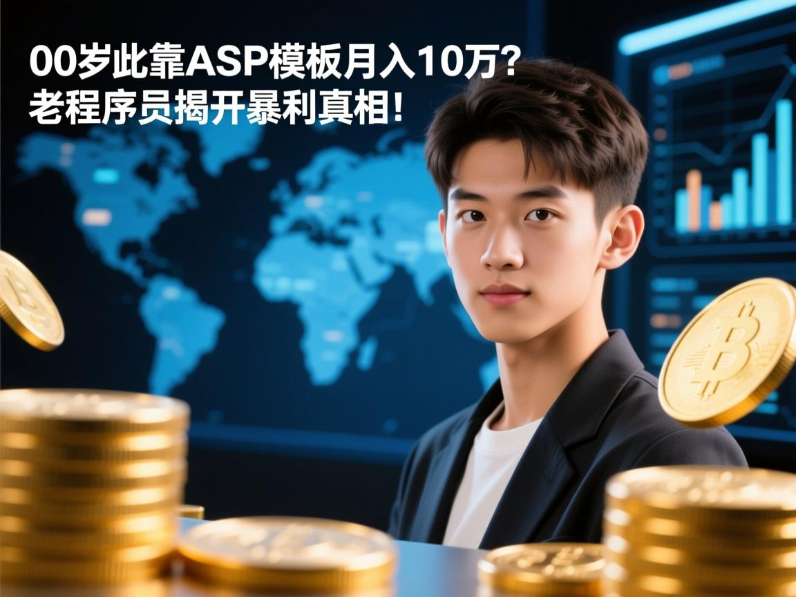 00后靠ASP模板月入10万?老程序员揭开暴利真相!