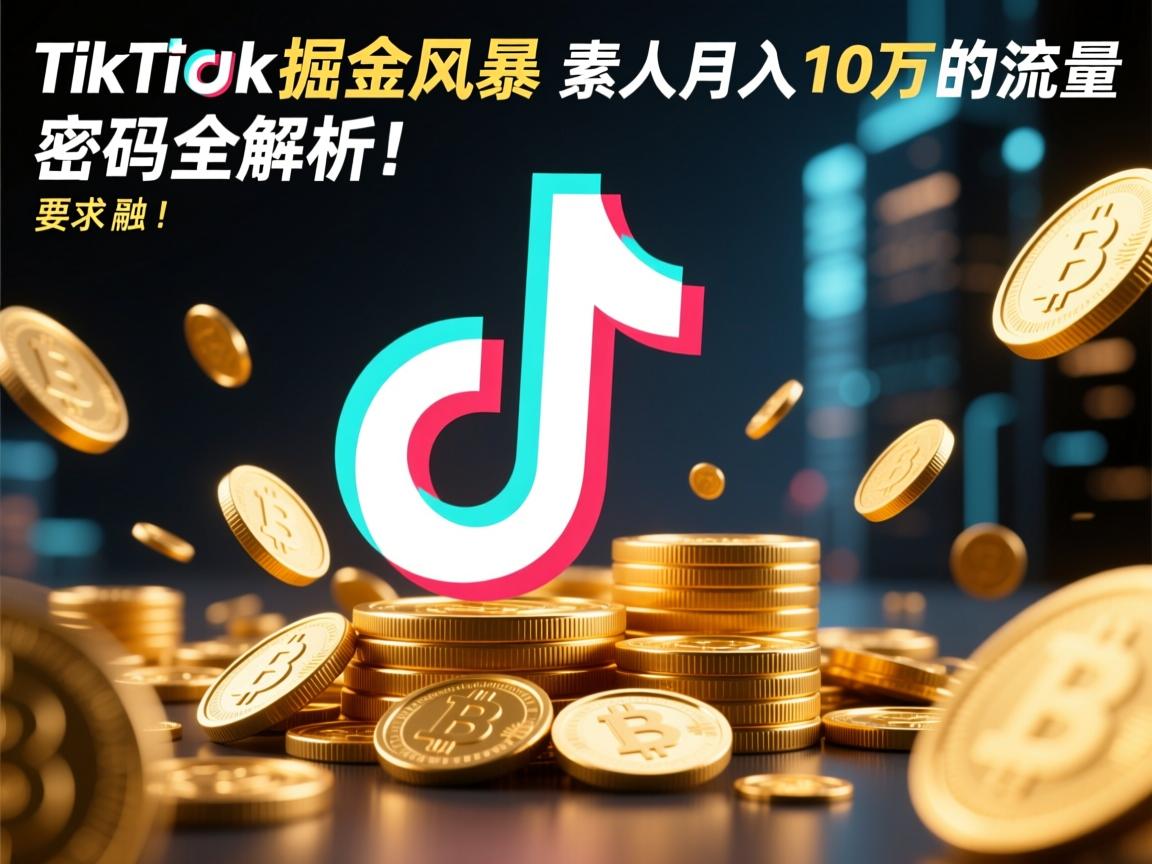 TikTok掘金风暴，素人月入10万的流量密码全解析！