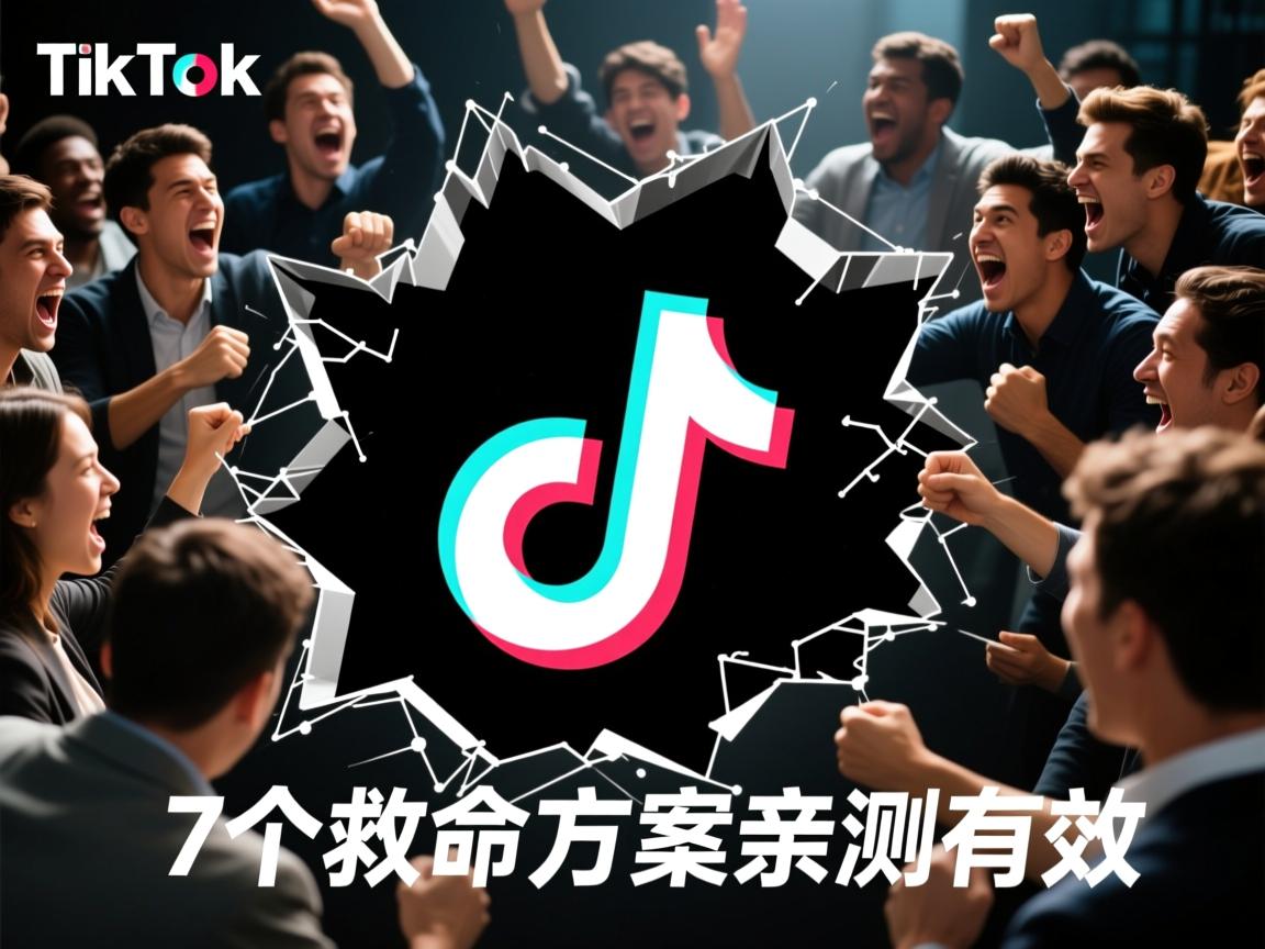 TikTok突陷死亡黑屏!全球用户集体抓狂,这7个救命方案亲测有效