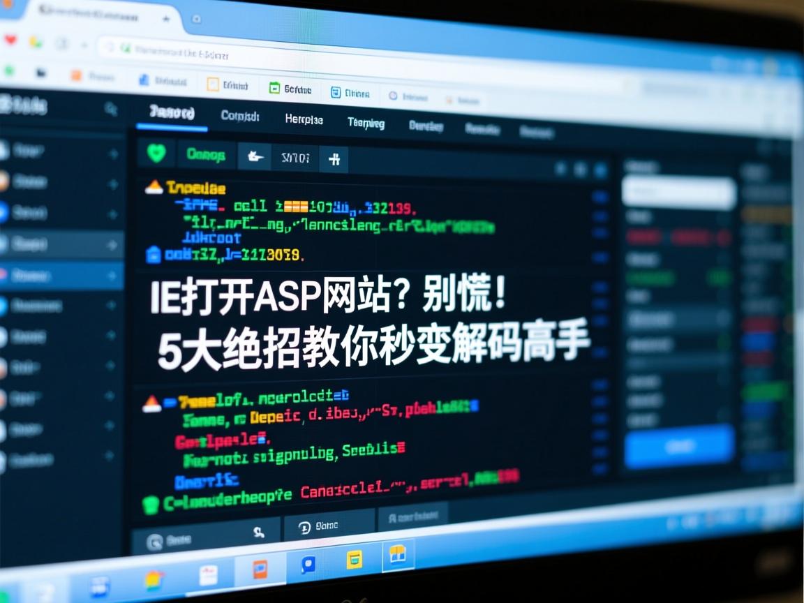 IE打开ASP网站乱码?别慌!5大绝招教你秒变解码高手