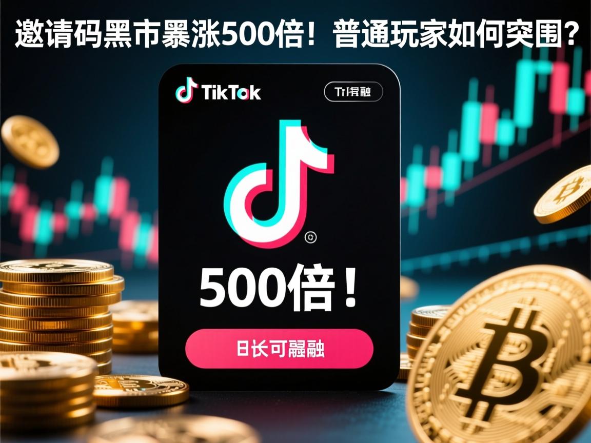 TikTok邀请码黑市暴涨500倍!普通玩家如何突围?