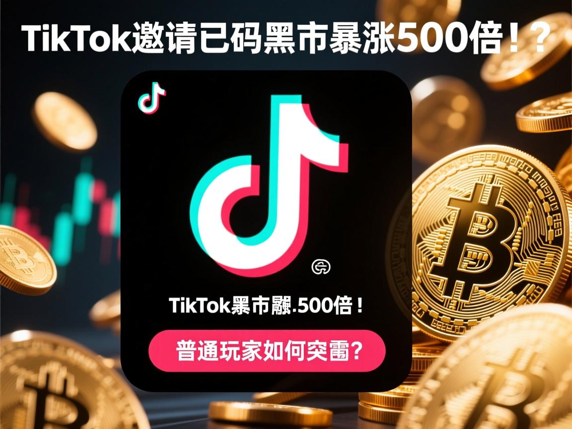 TikTok邀请码黑市暴涨500倍!普通玩家如何突围?