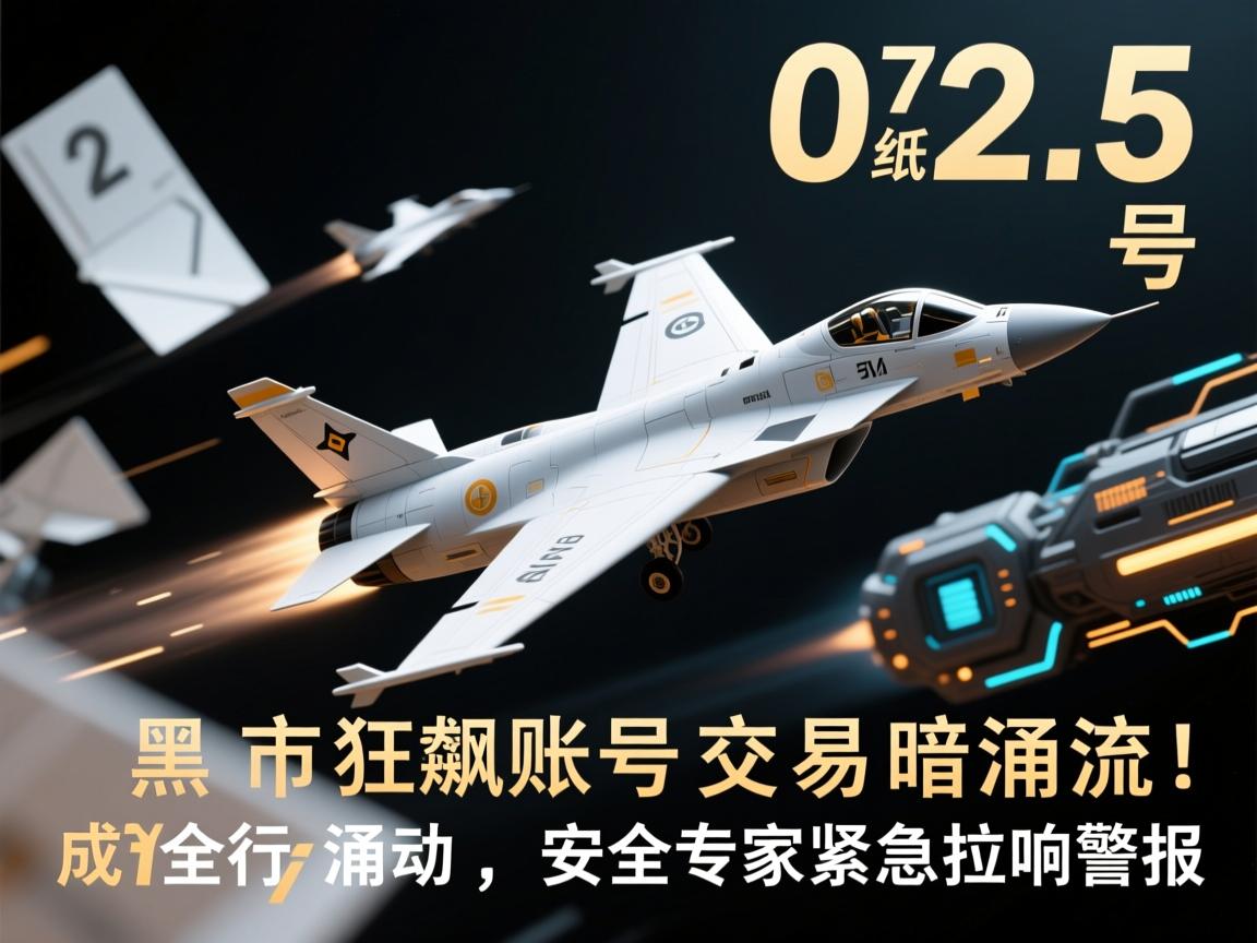 2025纸飞机号黑市狂飙!成品账号交易暗流涌动,安全专家紧急拉响警报