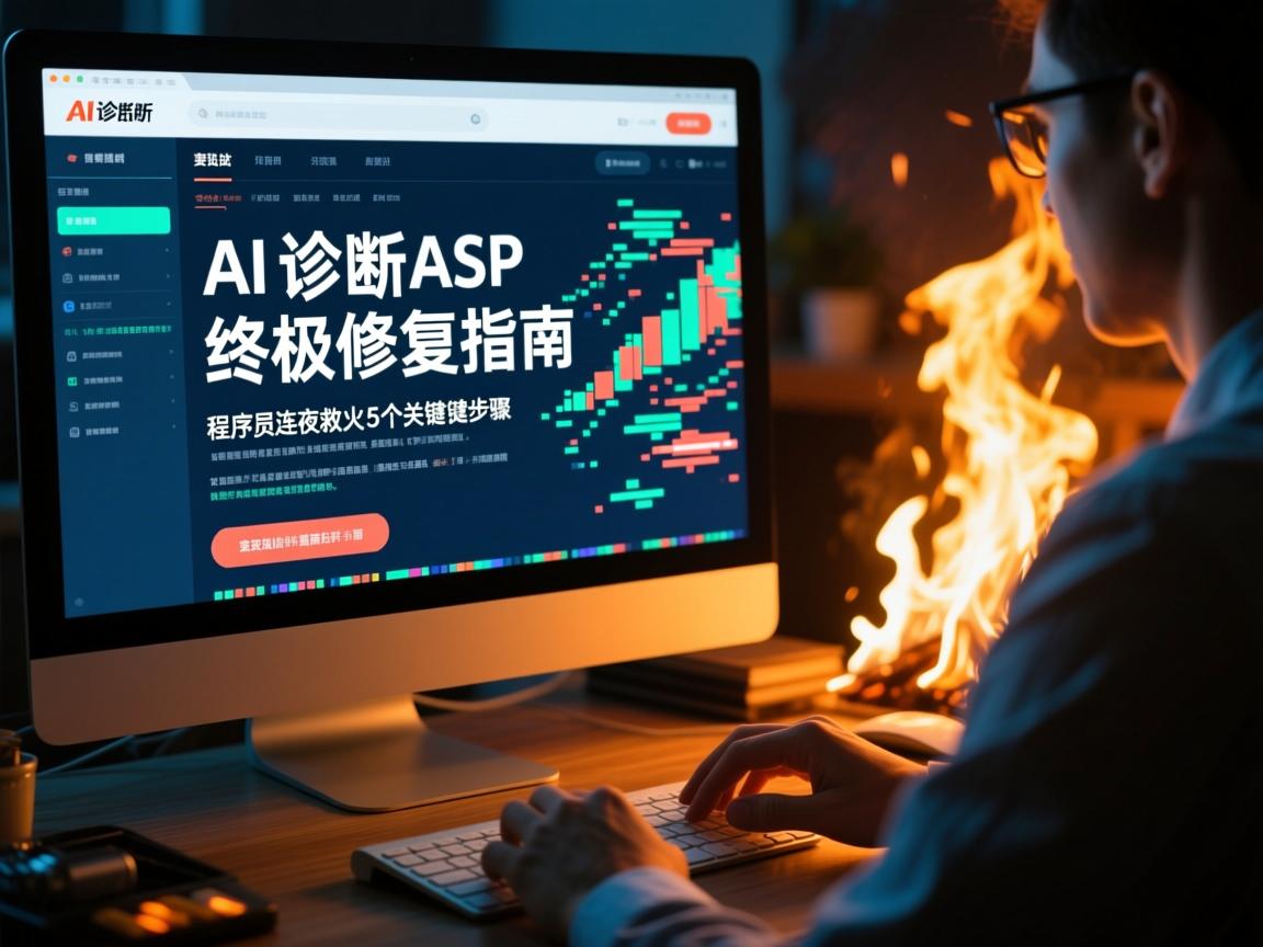 AI诊断,ASP网站乱码终极修复指南,程序员连夜救火的5个关键步骤