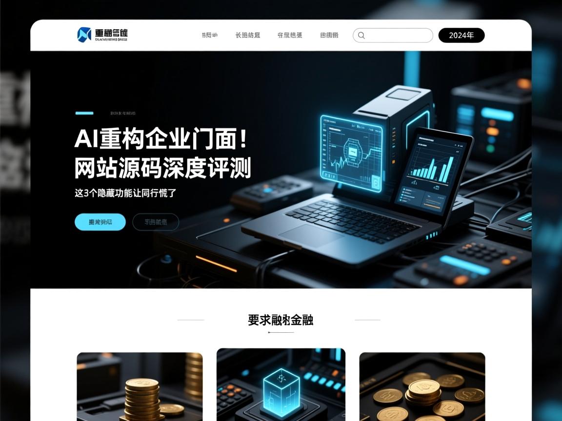AI重构企业门面！2024年黑色大气ASP网站源码深度评测，这3个隐藏功能让同行慌了
