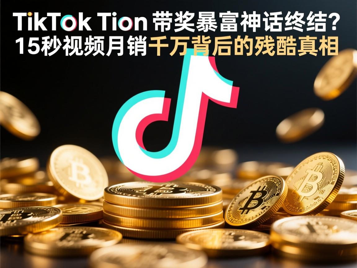 TikTok带货暴富神话终结?15秒视频月销千万背后的残酷真相