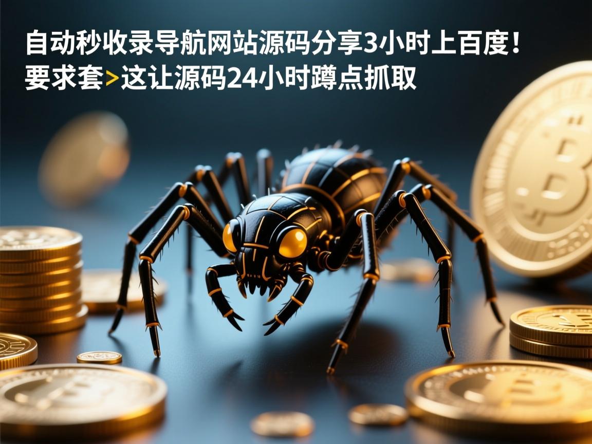 自动秒收录导航网站源码分享,3小时上百度!这套源码让蜘蛛24小时蹲点抓取