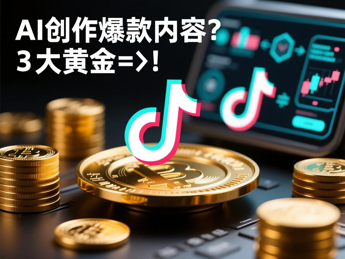AI创作爆款内容？揭秘TikTok算法偏爱的3大黄金公式！