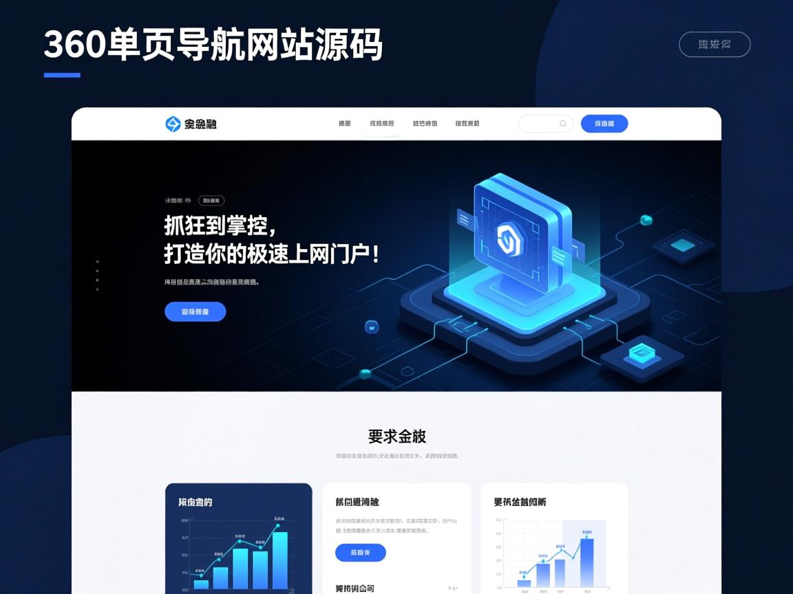 360单页导航网站源码，从抓狂到掌控，打造你的极速上网门户！
