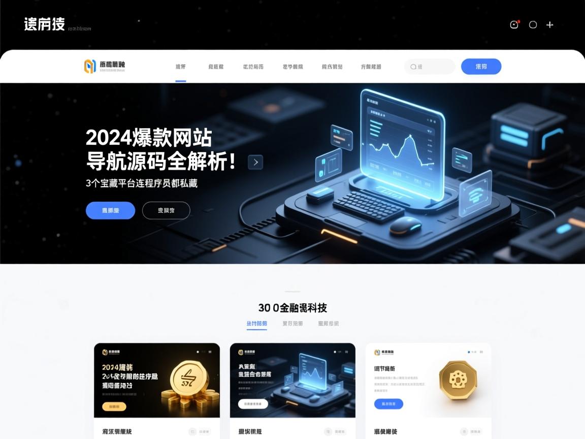 2024爆款网站导航源码全解析！这3个宝藏平台连程序员都私藏