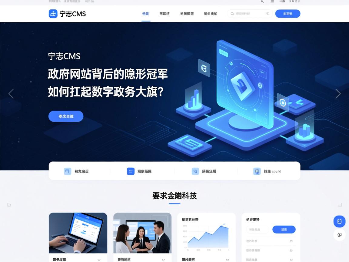 宁志CMS,政府网站背后的隐形冠军如何扛起数字政务大旗?
