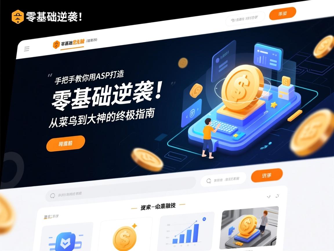 零基础逆袭！手把手教你用ASP打造炫酷动态网站，从菜鸟到大神的终极指南