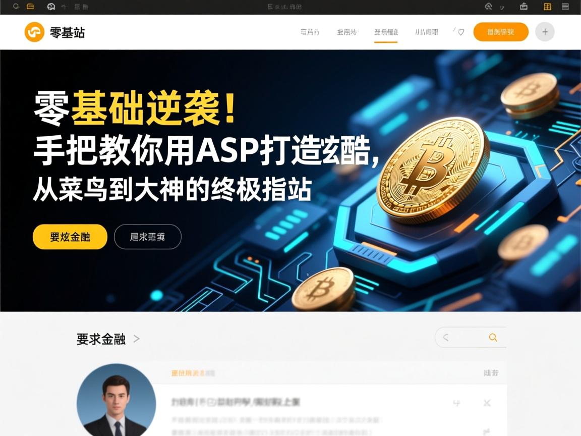 零基础逆袭!手把手教你用ASP打造炫酷动态网站,从菜鸟到大神的终极指南