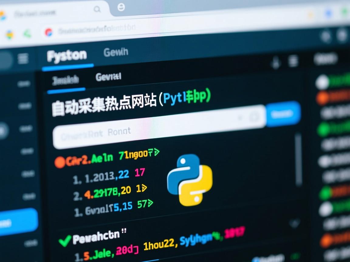 自动采集热点网站的Python脚本
