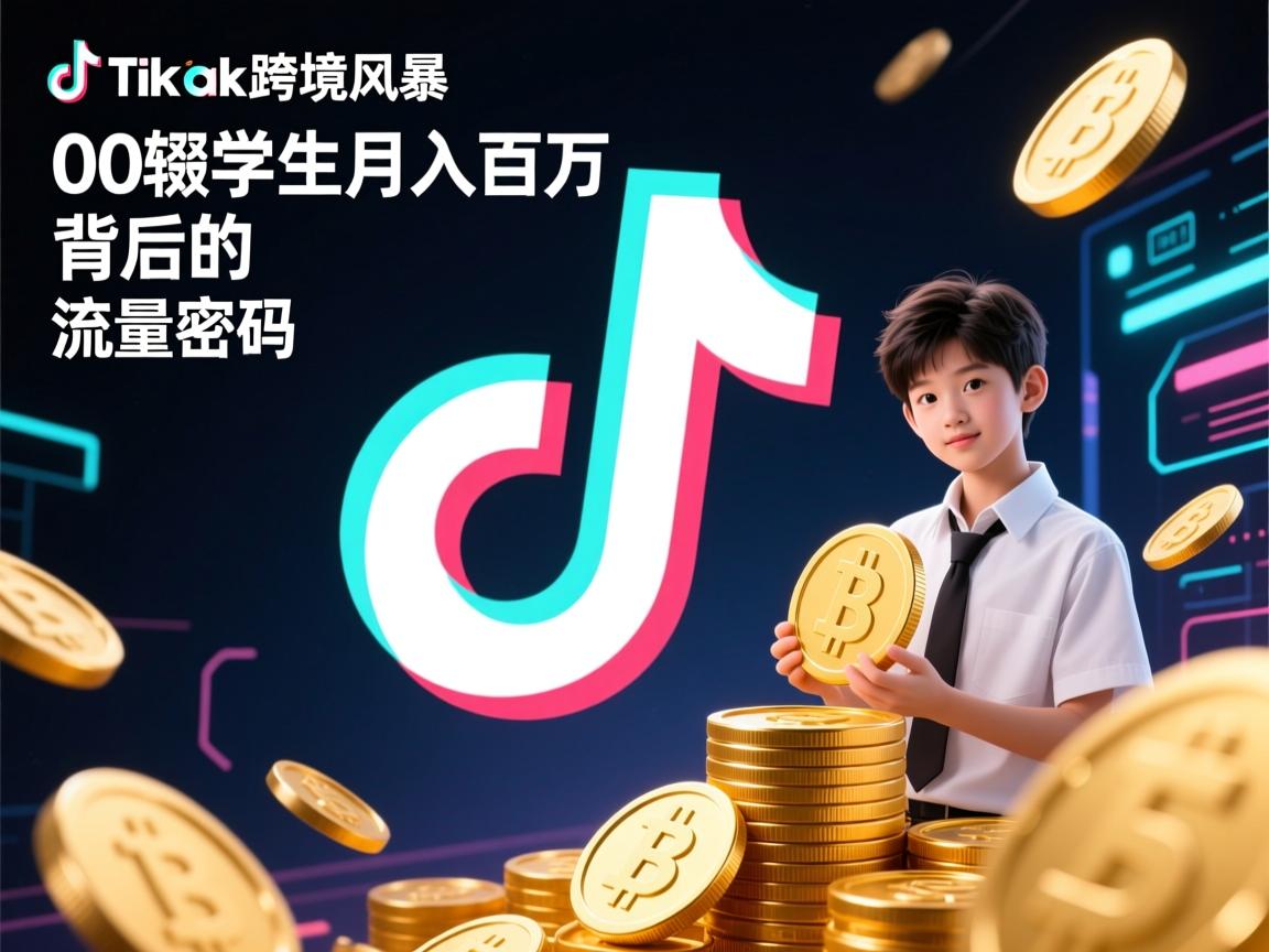 TikTok跨境风暴，00后辍学生月入百万背后的流量密码