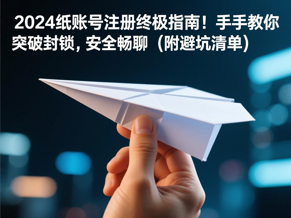 2024纸飞机账号注册终极指南！手把手教你突破封锁，安全畅聊（附避坑清单）