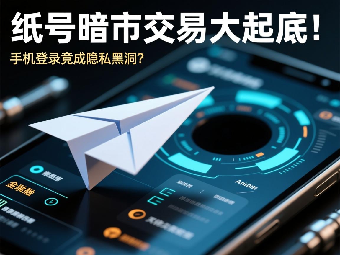 纸飞机账号暗市交易大起底！手机登录竟成隐私黑洞？