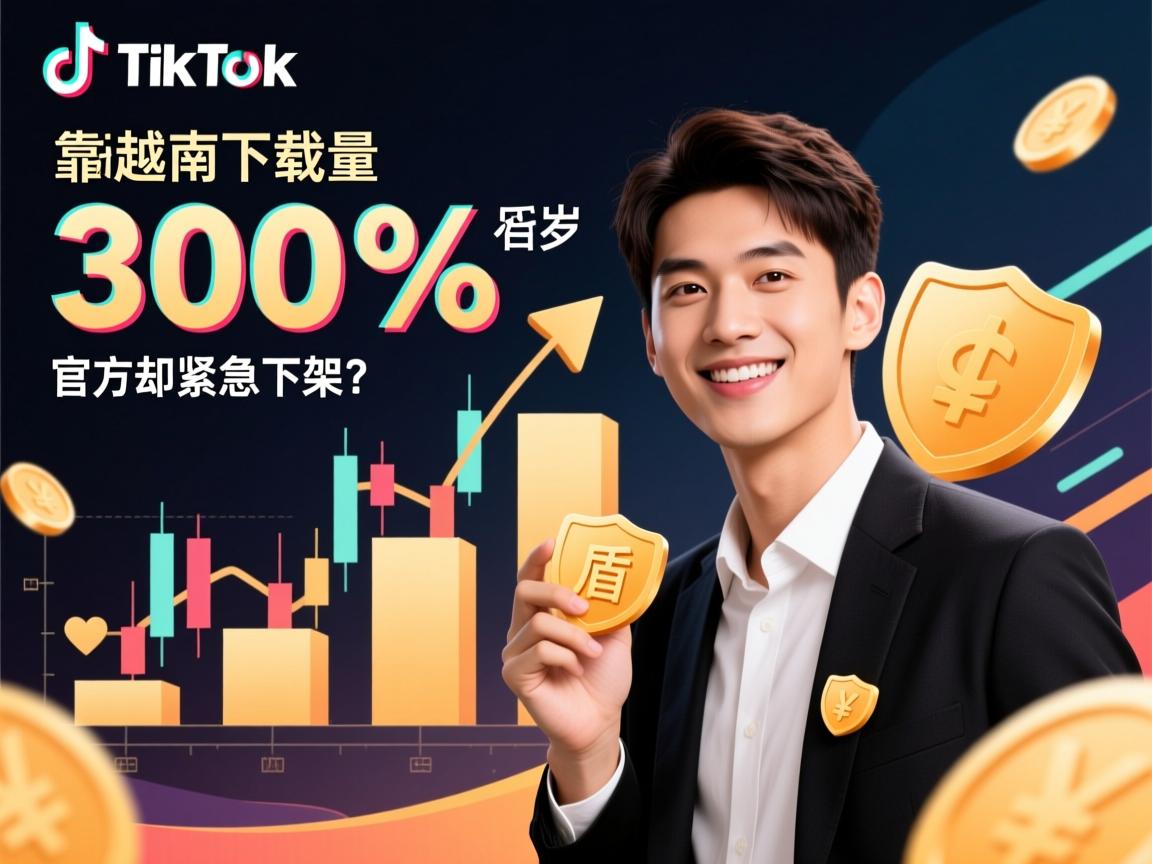 TikTok越南下载量暴增300%00后靠土味视频月入千万盾,官方却紧急下架?