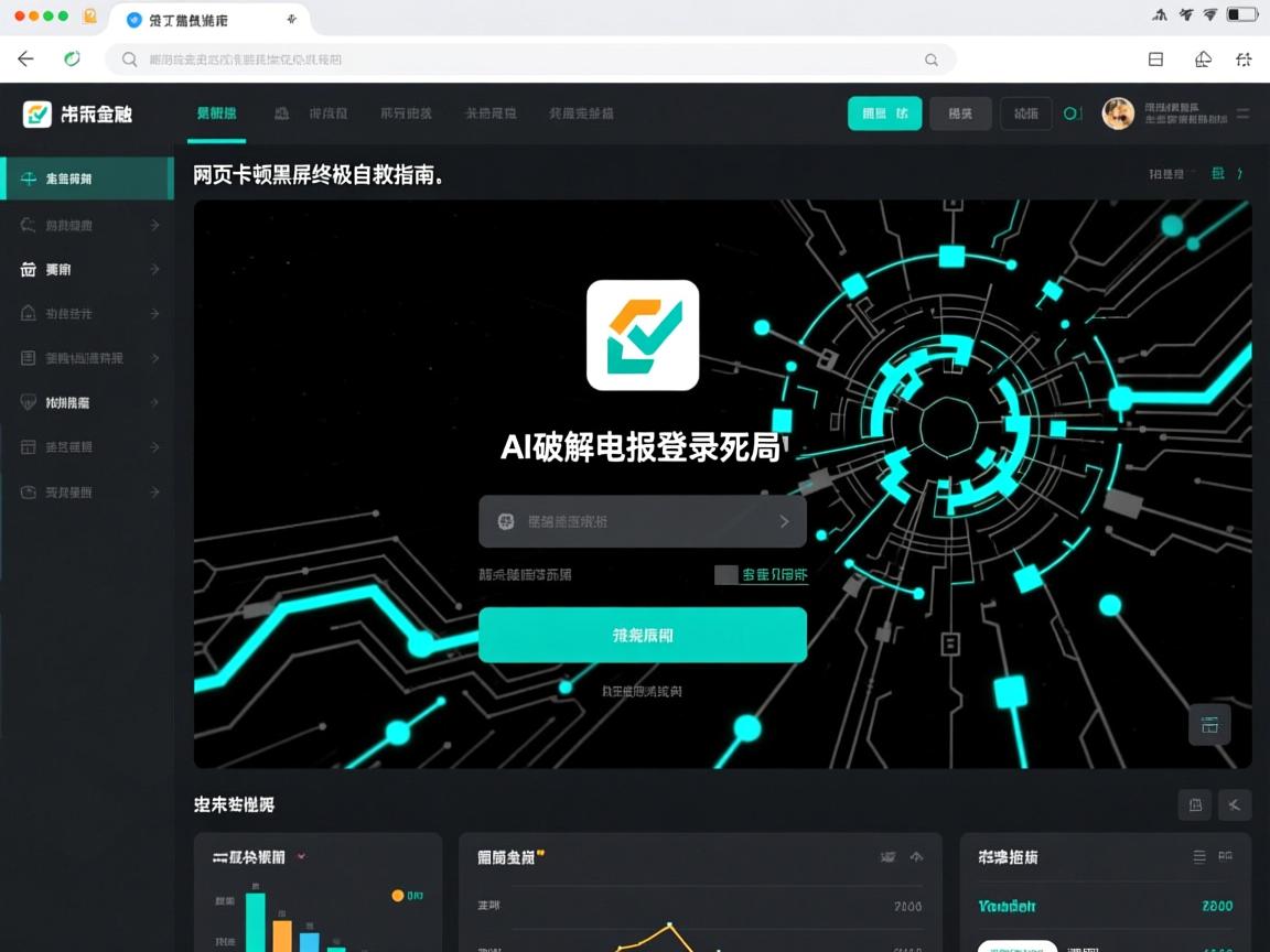 AI破解电报登录死局！网页版卡顿黑屏的终极自救指南