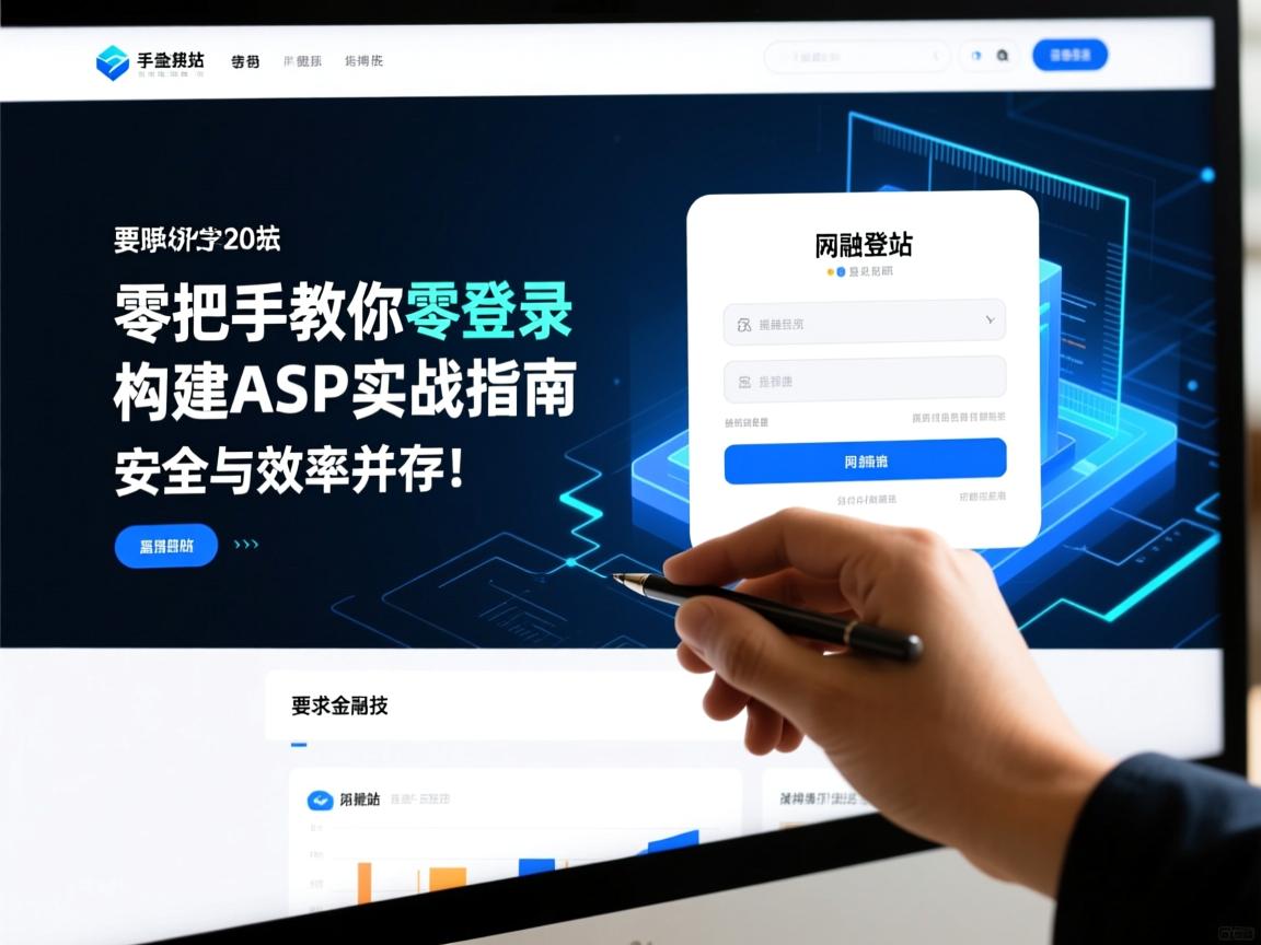 手把手教你零基础构建ASP登录网站，2023实战指南，安全与效率并存！