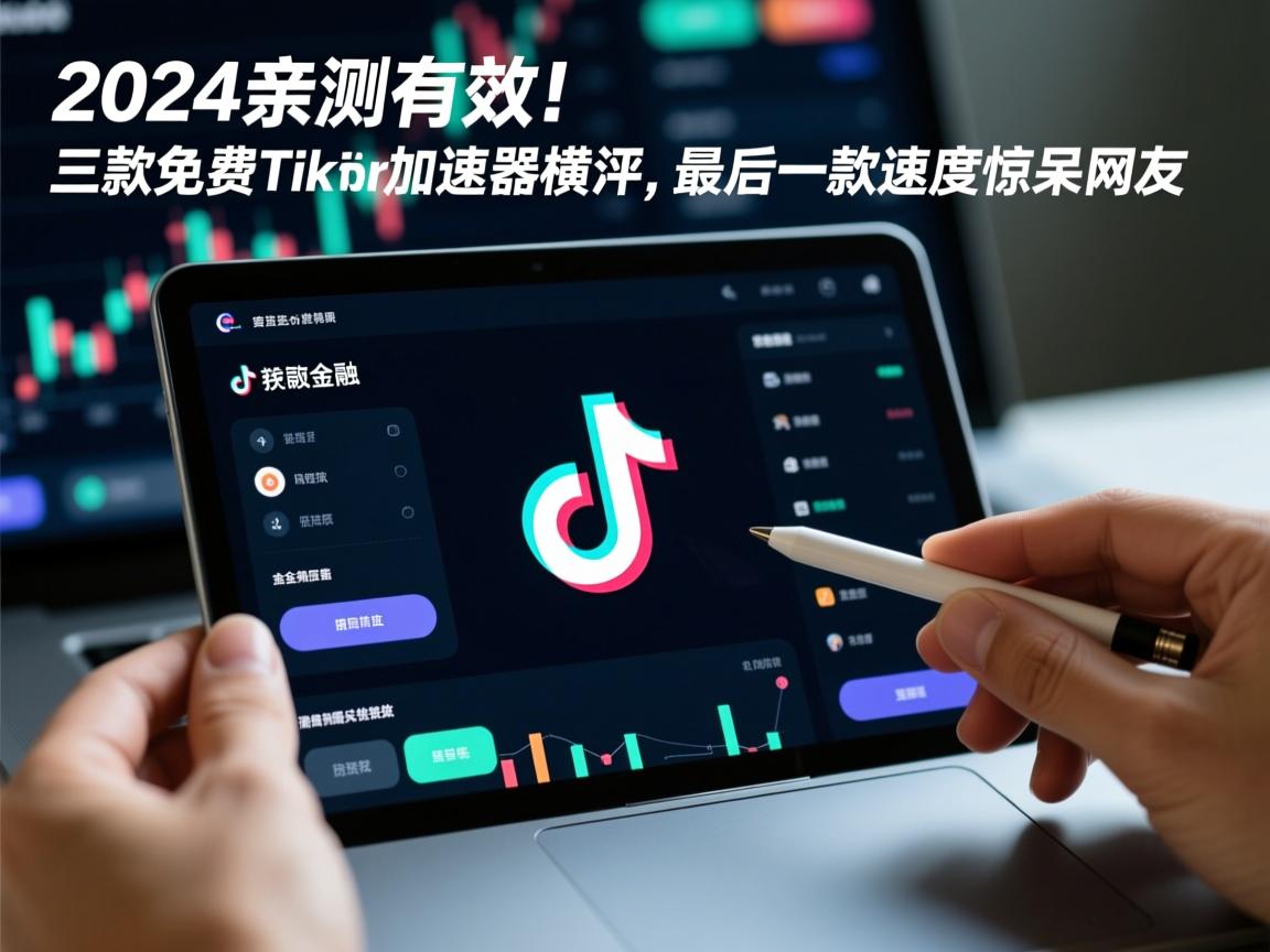 2024亲测有效！三款免费TikTok加速器横评，最后一款速度惊呆网友