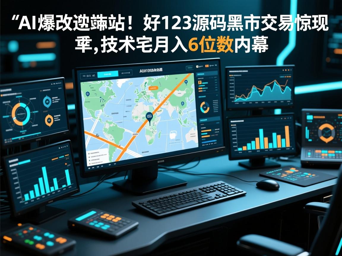 AI爆改导航站！好123源码黑市交易惊现，技术宅月入6位数内幕