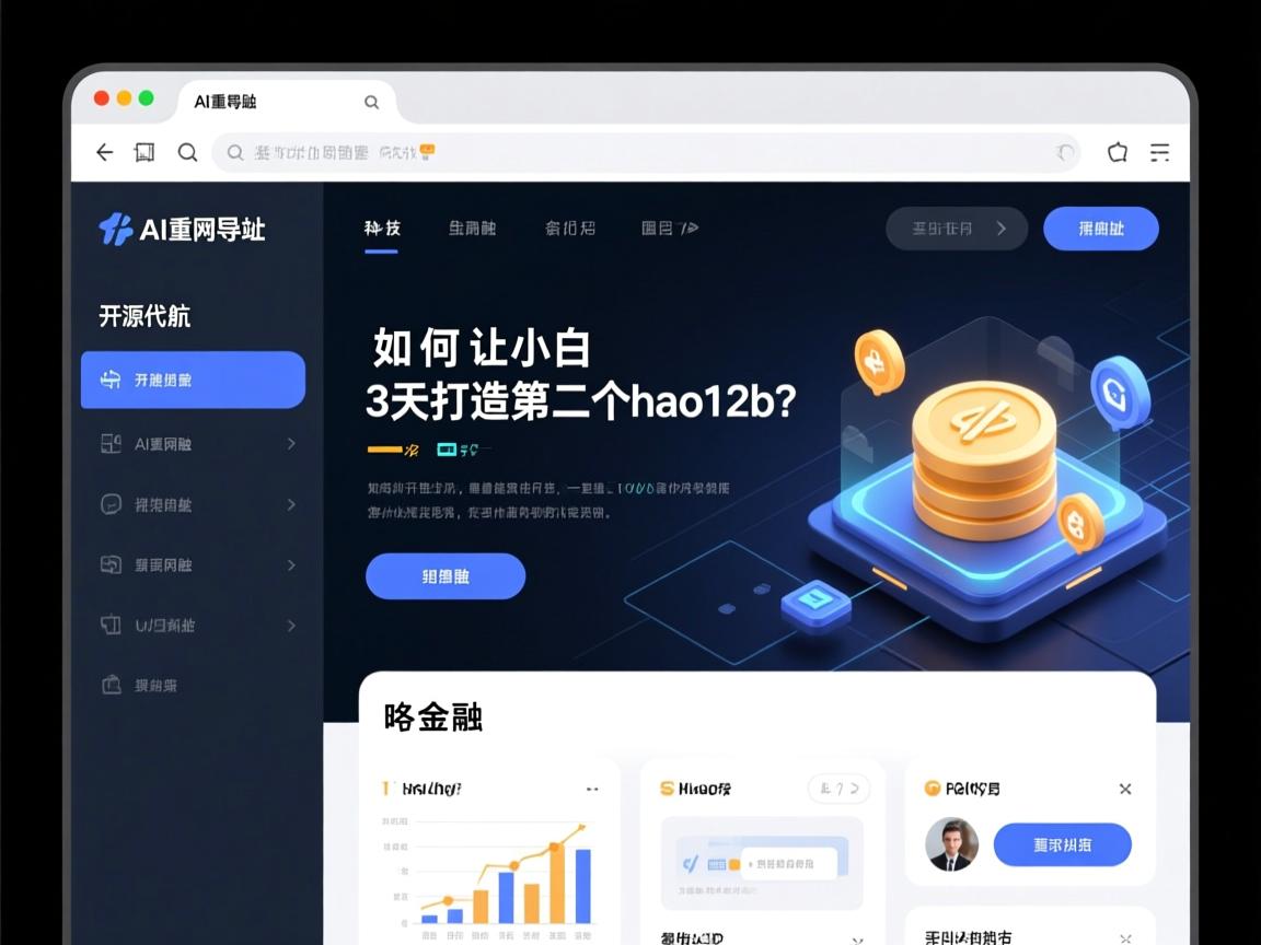 AI重构网址导航，开源代码如何让小白3天打造第二个hao123？