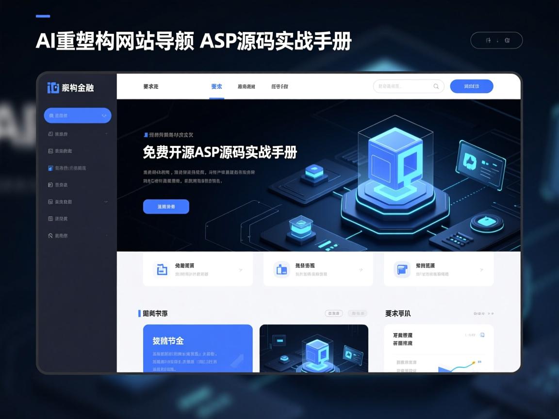 AI重构网站导航！免费开源ASP源码实战手册