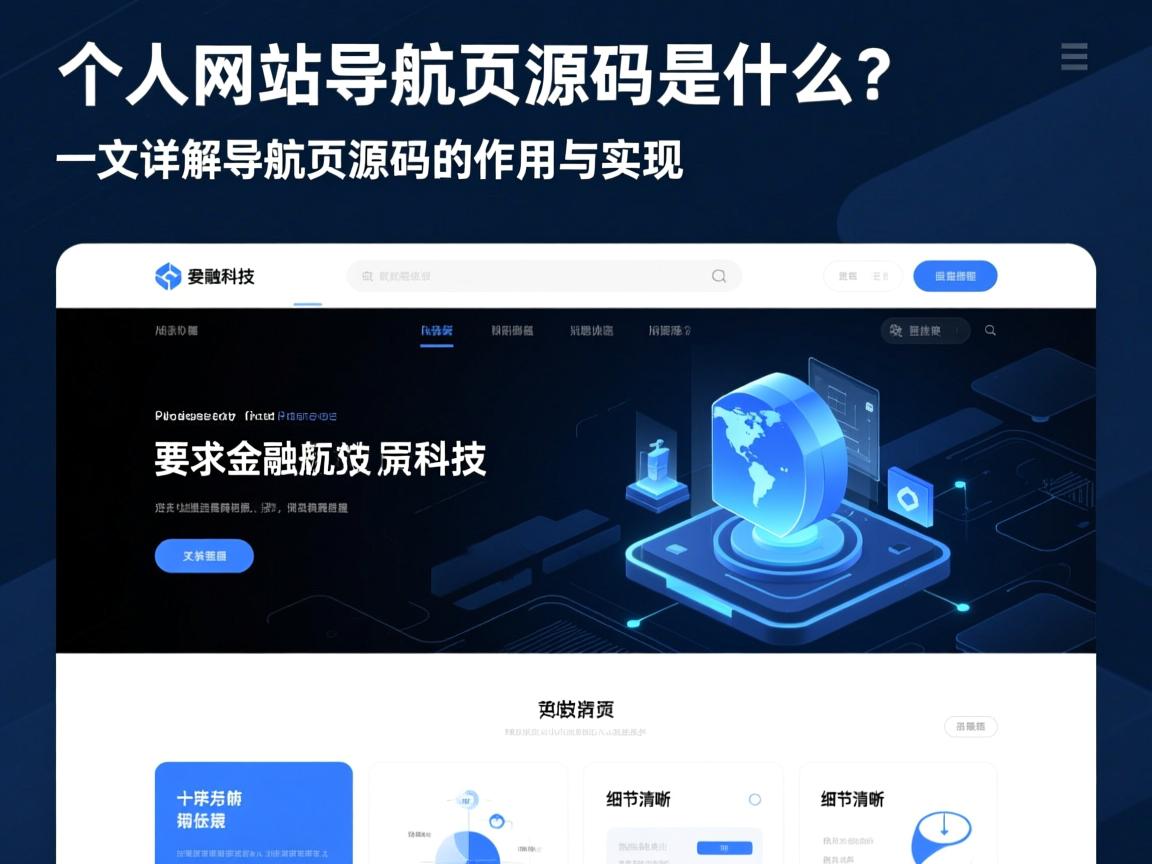 }个人网站导航页源码是什么？一文详解导航页源码的作用与实现