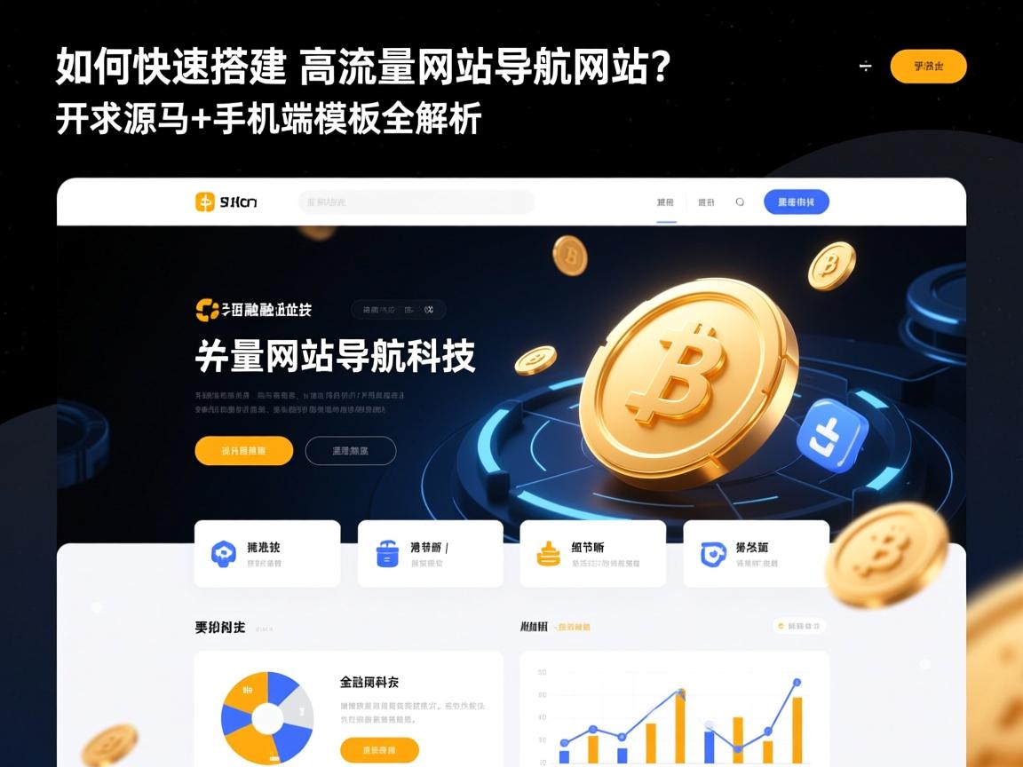 如何快速搭建一个高流量的网址导航网站?开源源码+手机端模板全解析