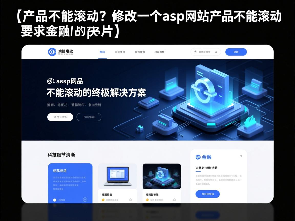 }产品不能滚动?修改一个asp网站产品不能滚动的终极解决方案