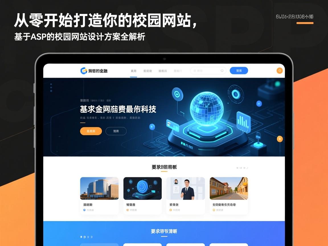 从零开始打造你的校园网站，基于ASP的校园网站设计方案全解析