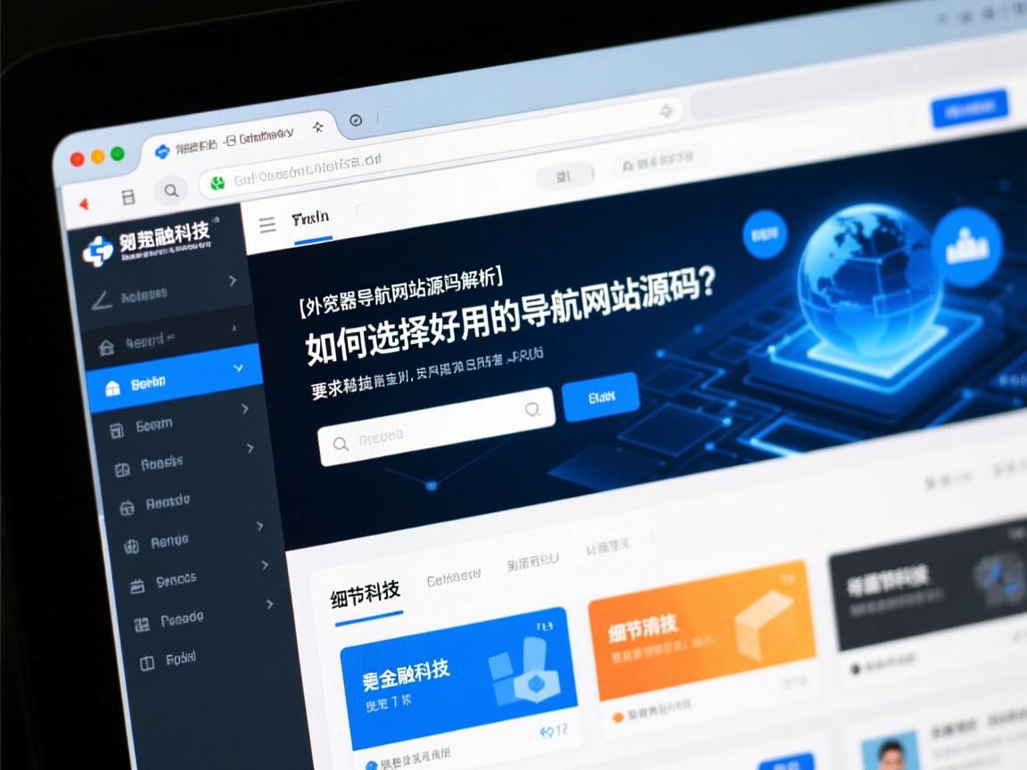 }浏览器导航网站源码解析，如何选择好用的导航网站源码？