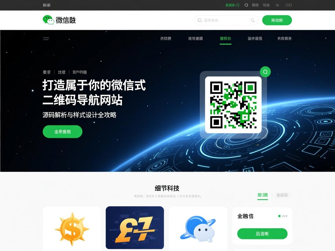 }打造属于你的微信式二维码导航网站，源码解析与样式设计全攻略