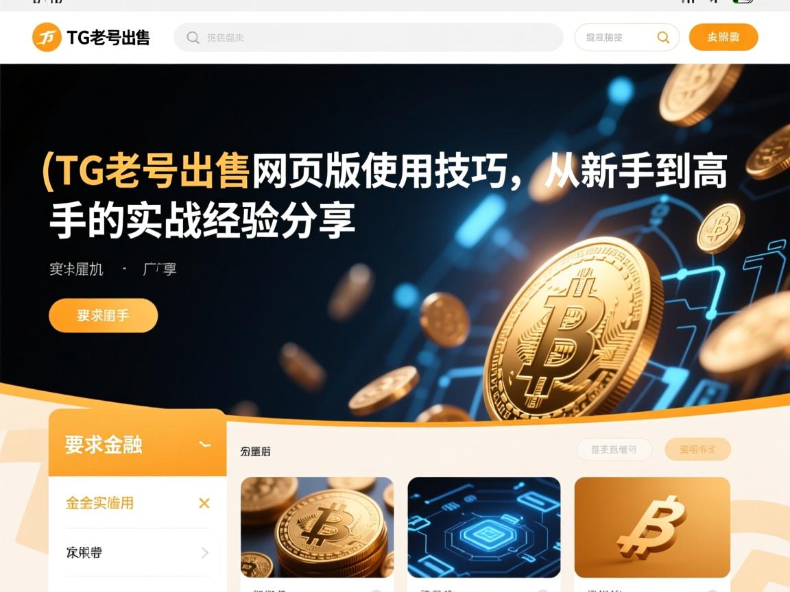 }TG老号出售网页版使用技巧，从新手到高手的实战经验分享