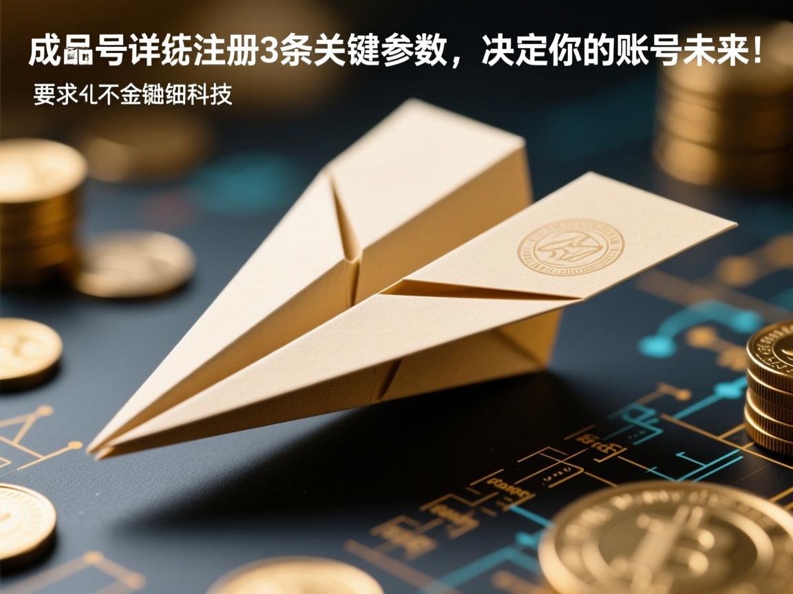 纸飞机成品号详细分析，注册3条关键参数，决定你的账号未来！