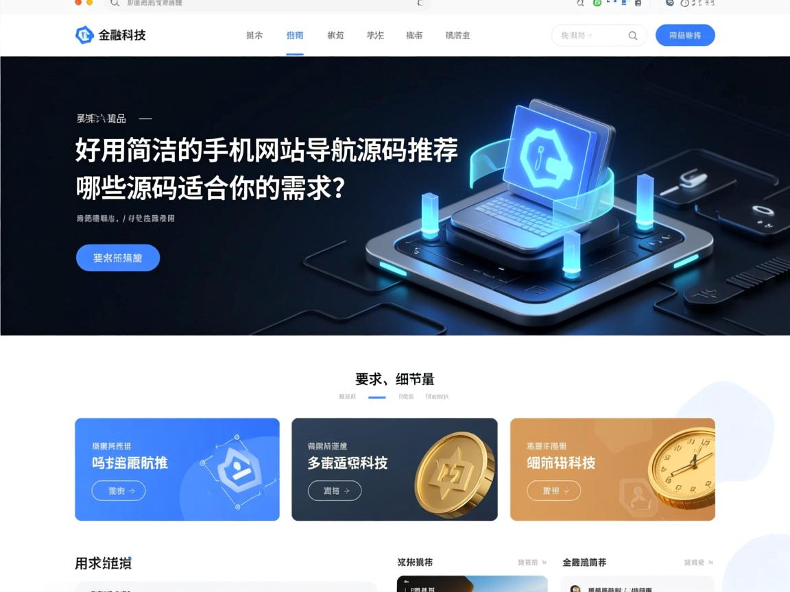 }好用简洁的手机网站导航源码推荐，哪些源码适合你的需求？