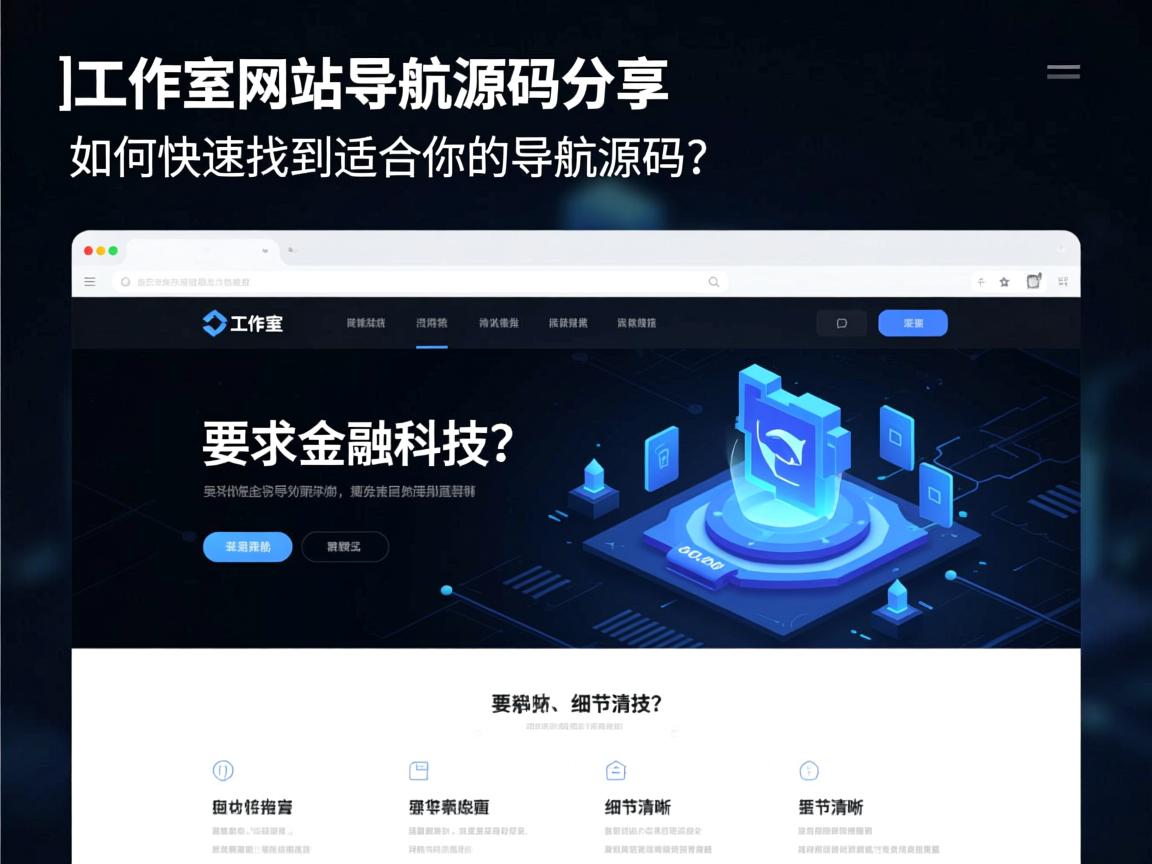 }工作室网站导航源码分享，如何快速找到适合你的导航源码？