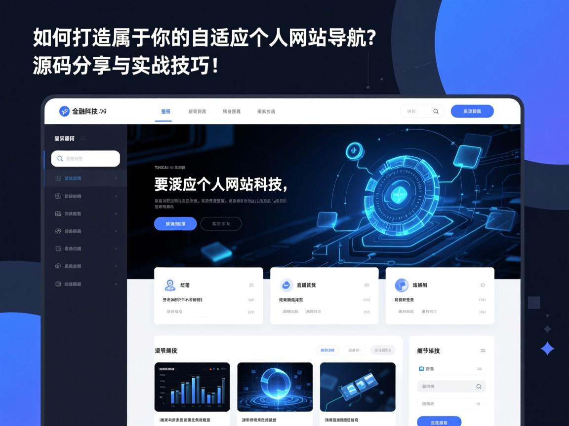 如何打造属于你的自适应个人网站导航？源码分享与实战技巧