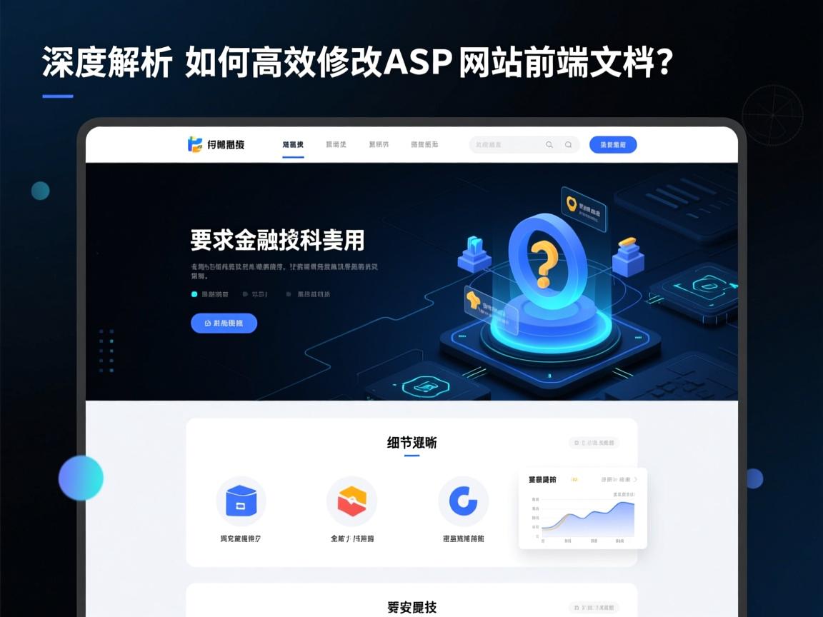 深度解析，如何高效修改ASP网站前端文档？