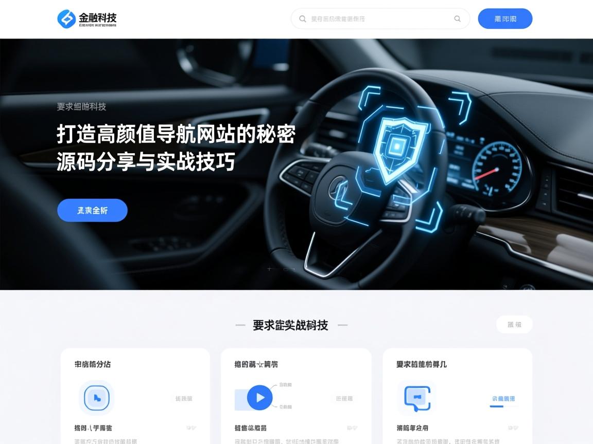 }打造高颜值导航网站的秘密，源码分享与实战技巧